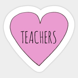 Teachers Love Sticker